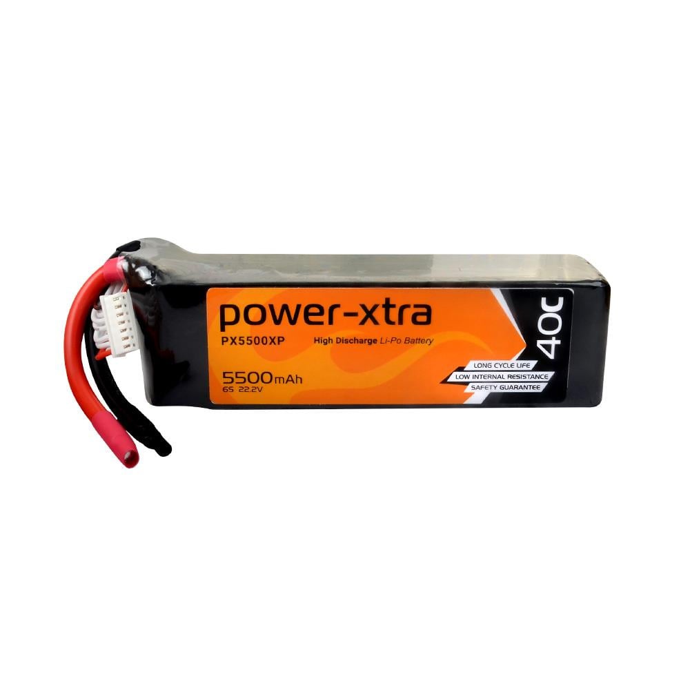 Power-Xtra PX5500XP 22.2V 6S2P 5500 mAh (40C) Li-Polymer Pil