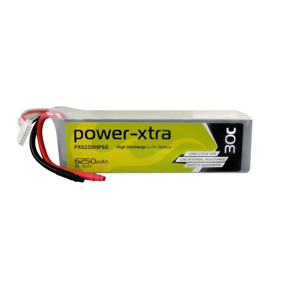 Power-Xtra PX6250HP 22.2V 6S2P 6250 mAh (30C) Li-Polymer Pil