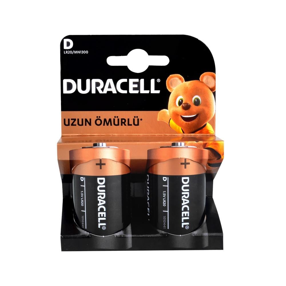 Duracell D Size Büyük Pil 2li