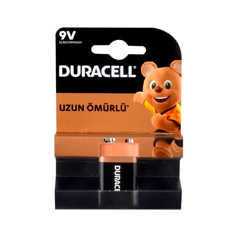 Duracell 9V Pil Alkalin 1li