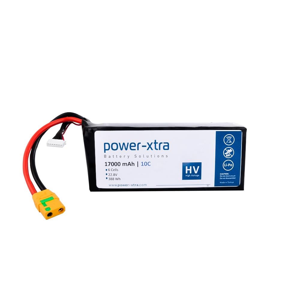Power-Xtra - 6S1P - 22.8 Volt 17 Ah Li-Polymer Batarya Paketi - IS227845