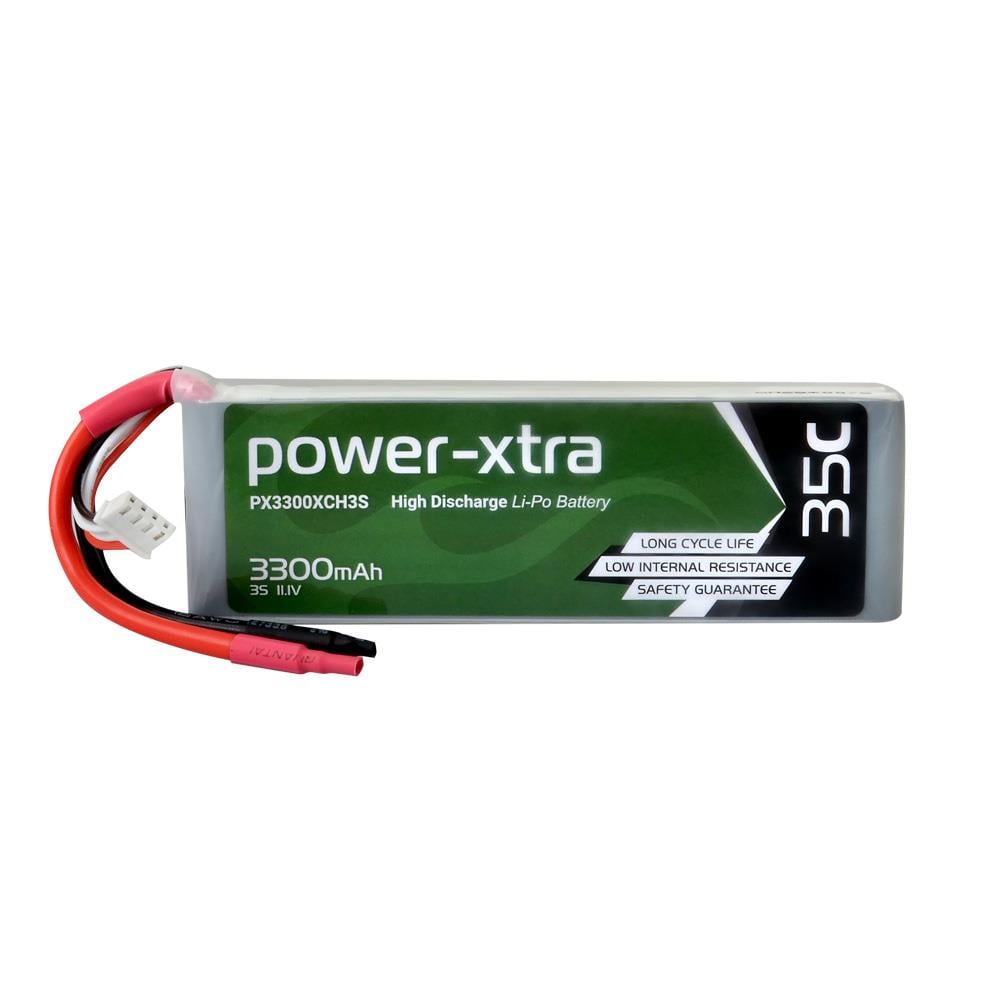 Power-Xtra PX3300XCH 11.1V 3S1P 3300 mAh (35C) Li-Polymer Pil