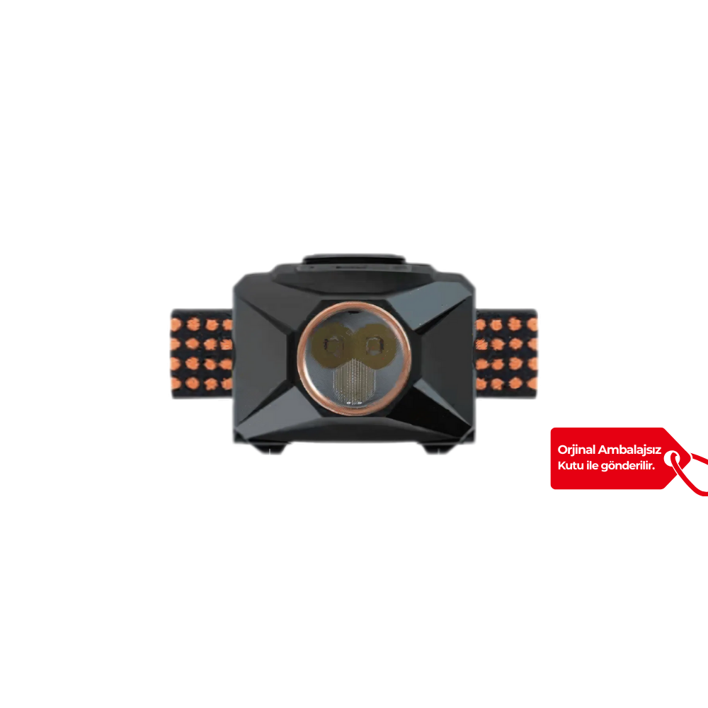 Duracell 200 Lümen Ledli Kafa Feneri + 3 AAA Piller Dahil - K