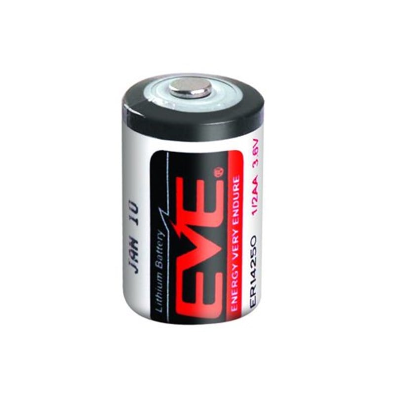 EVE ER14250 - 1/2AA Size - 3.6V 1200 mAh Şarjsız Li-SOCl2 Lithium Pil