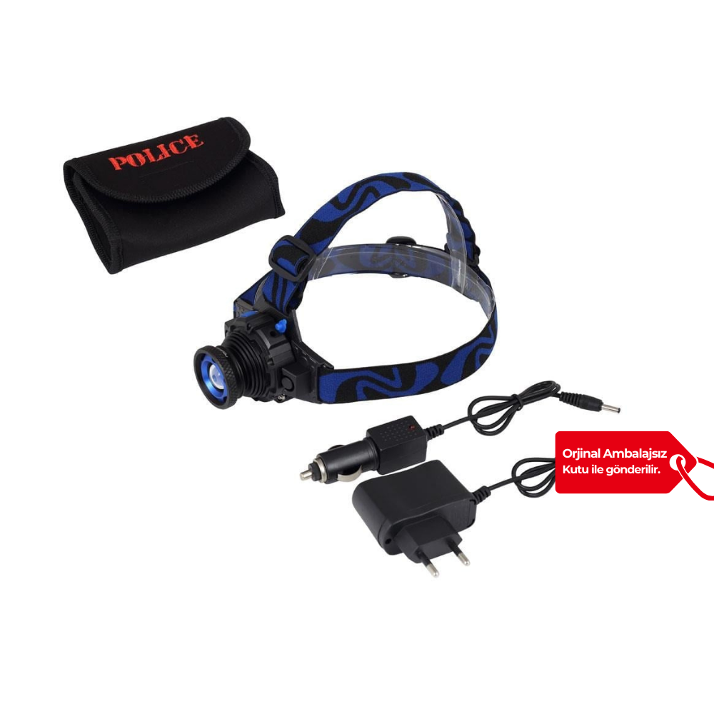 Police PS-1811 PS-1911 Cree Power Led Şarj Edilebilir Kafa Feneri - K
