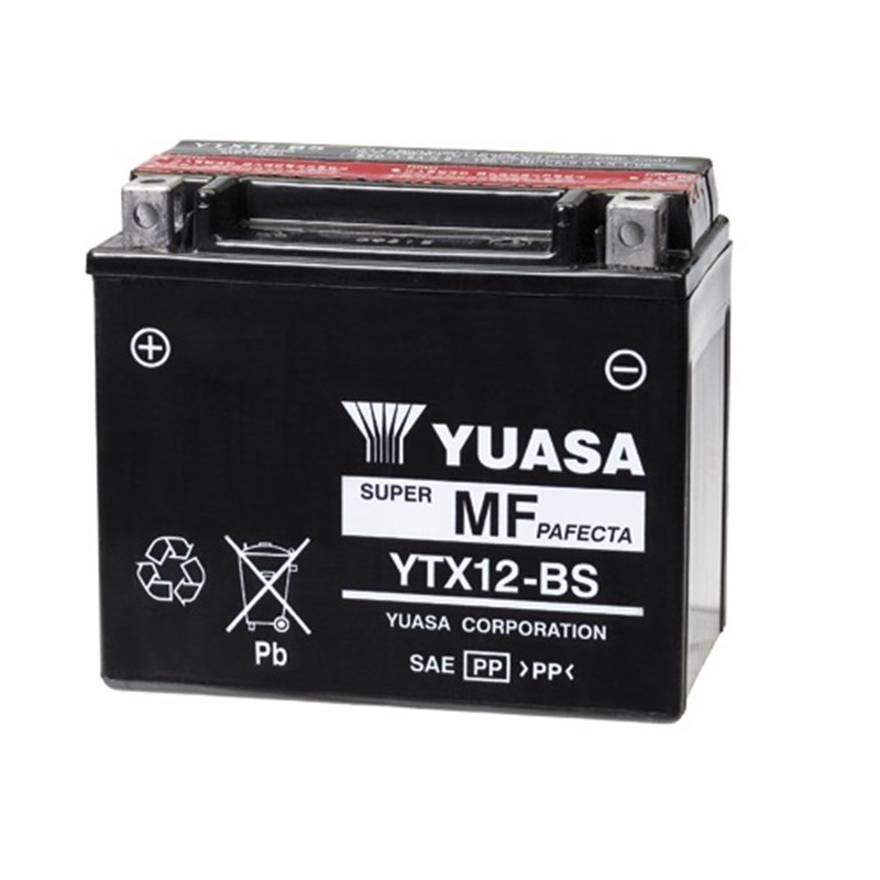 Yuasa YTX12-BS 12V 10AH Süper MF Motosiklet Aküsü Fiyatı - Pilburada.com