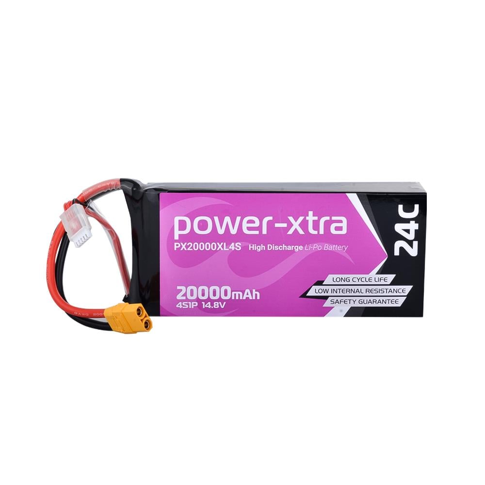 Power-Xtra PX20000XL4S - 4S1P - 14.8V 20000 mAh Li-Polymer Pil - 24C