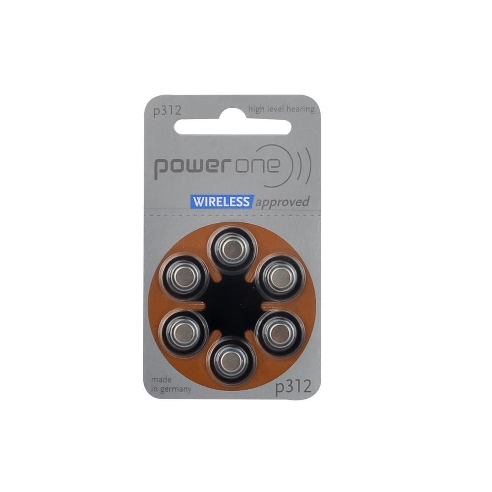 Powerone 312 Kulaklık Pili 6lı Blister