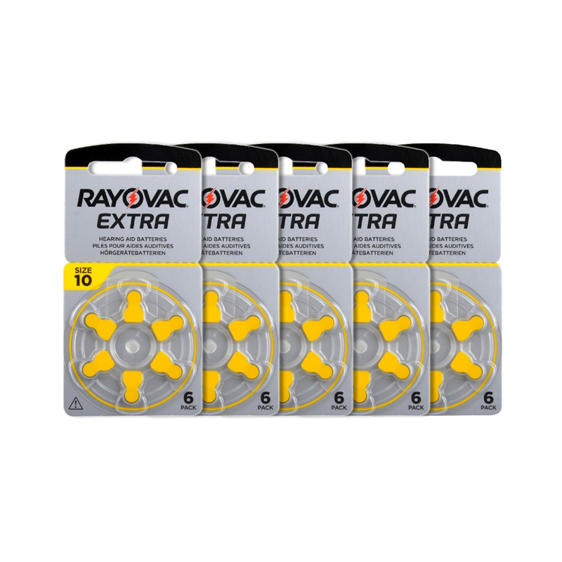 Rayovac Extra Advanced 10 / PR70 Numara Kulaklık Pili 6lı - 5li Paket