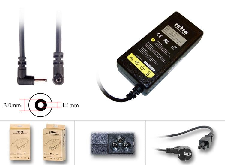 RETRO Acer Aspire S3, S5, S7 İnce Uç Notebook Adaptör RNA-AC06