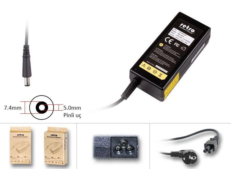 RETRO Hp Compaq 45W Pinli Uç Notebook Adaptör RNA-HC15