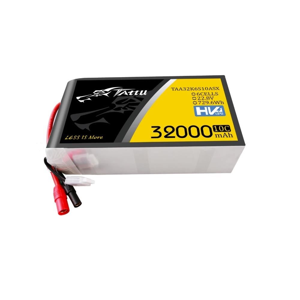 Tattu 6S1P - 22.8V 32 Ah - 10C -  Li-Po Batarya Paketi - AS150+XT150