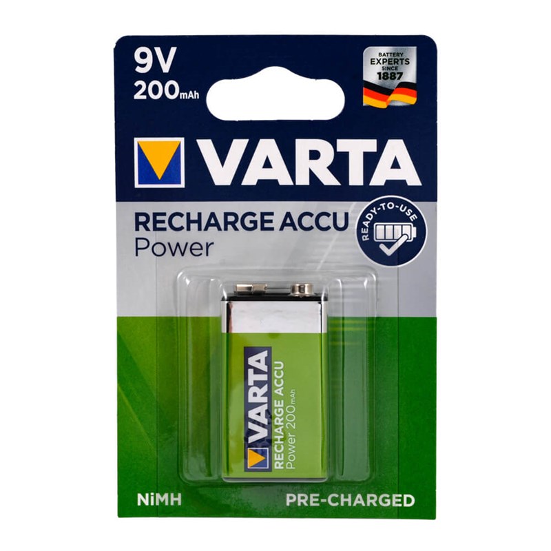 Varta Ready 2 Use 9V 200 mAh Şarj Edilebilir Pil Fiyatı - Pilburada.com