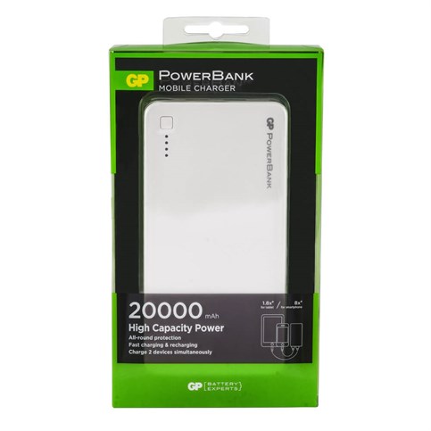 GP GP3C20AWE Powerbank Li-ion 20000 mAh Harici Batarya ( Beyaz )