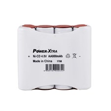 Power-Xtra 4.8V Ni-Cd AA 800 mAh Pil