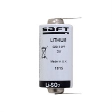 Saft Li-SO2 LO SAFT G32/3.1 2 PF 3V 2/3 A Size Batarya