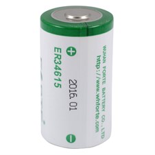 Forte 3.6V ER34615 D Size Lithium Pil