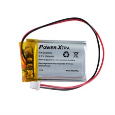 Power-Xtra PX 502030 3.7V 250mAh Lityum Polimer Pil - Batarya Mp3 pili, Mp4 pili (soketli)