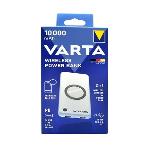 Varta 57913 Wireless Powerbank 10000 mAh