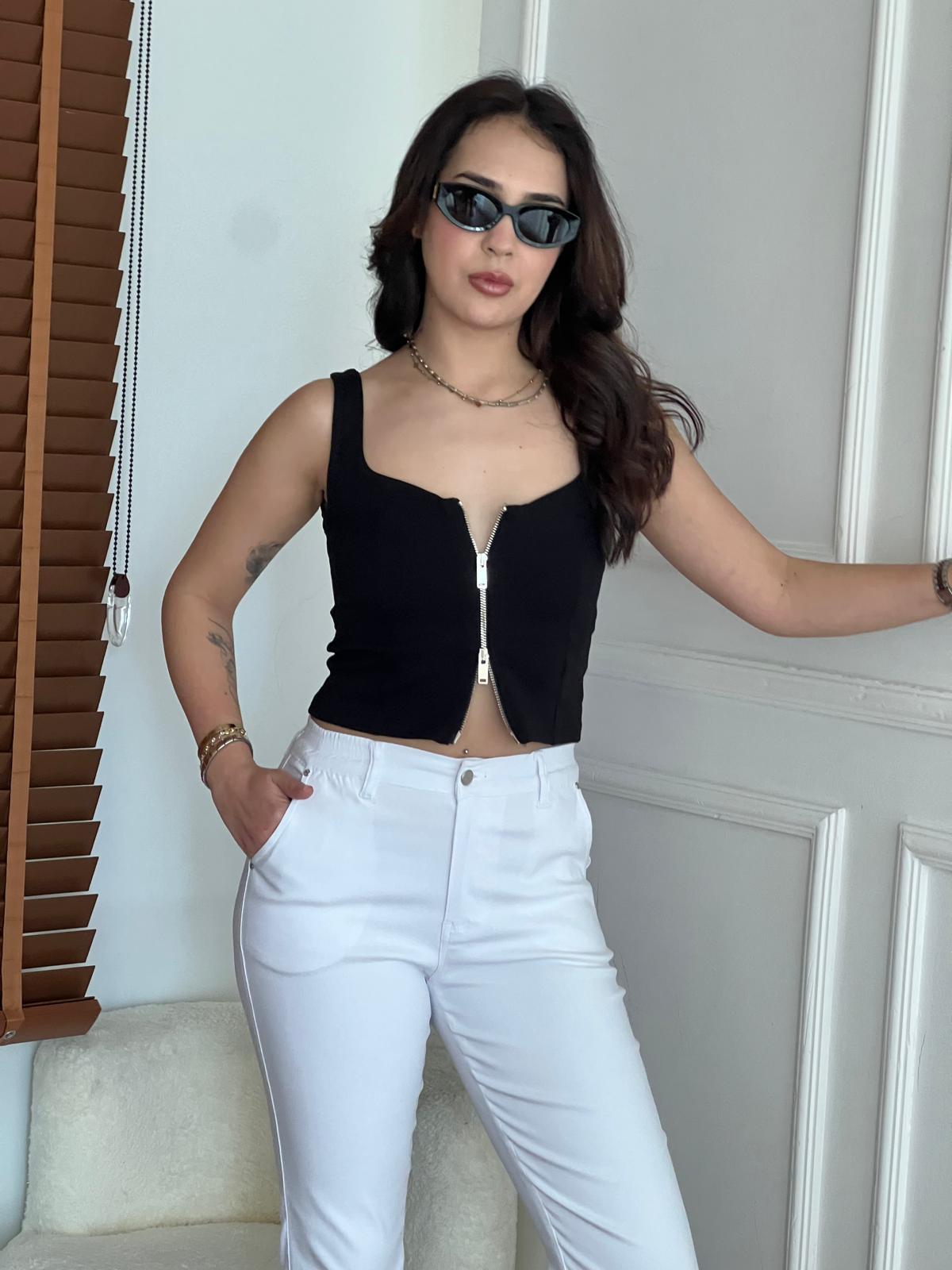 Fermuarlı Top 31978 Siyah