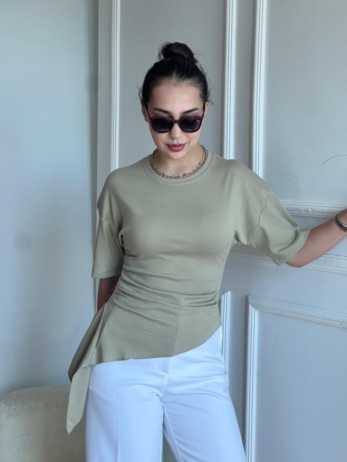 Asimetrik Tshirt 2321 Adaçayı