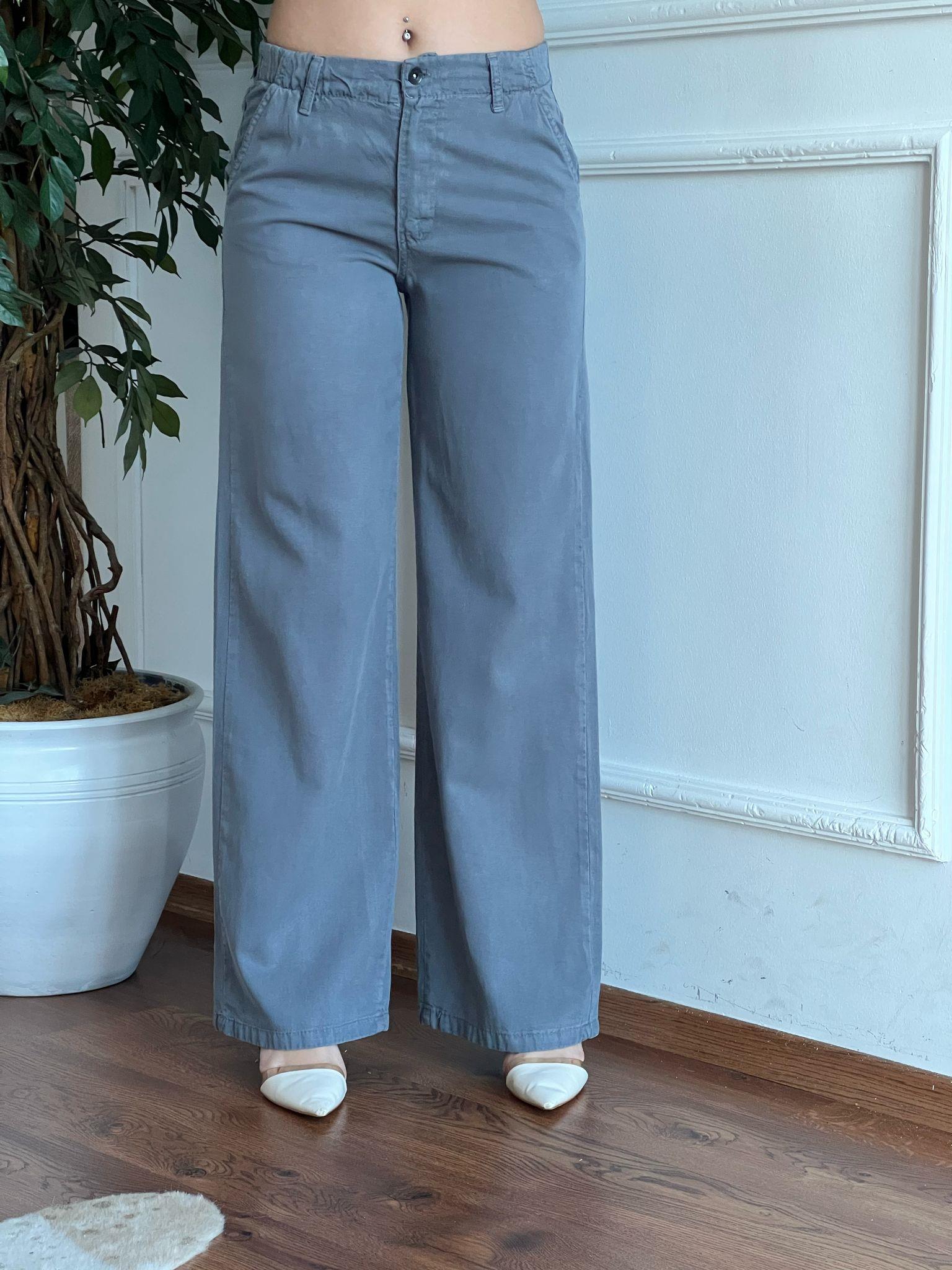 Bol Paça Gabardin Pantolon 5346-6522 Antrasit