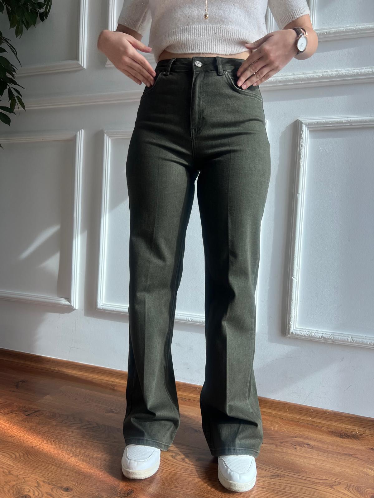 Bol Paça Pantolon D-773 Haki