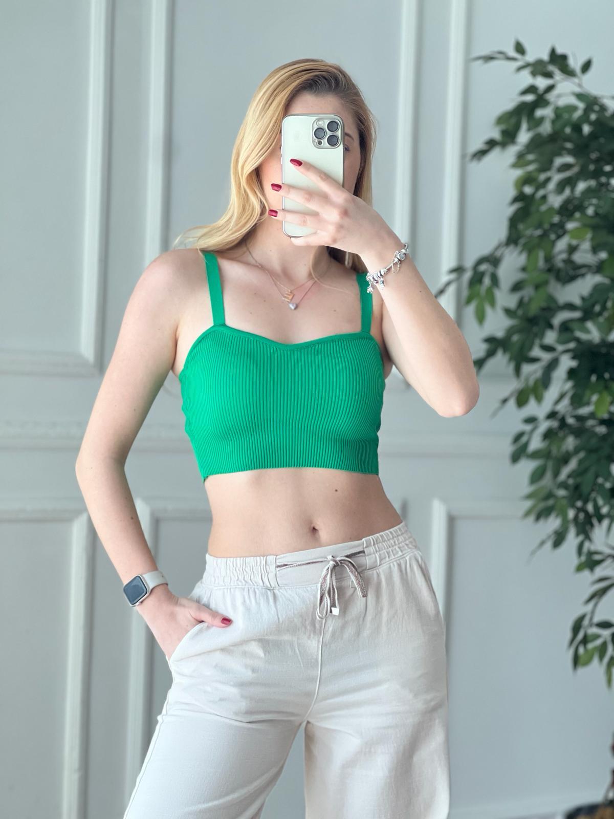 Fitilli Triko Atlet 2518 Yeşil