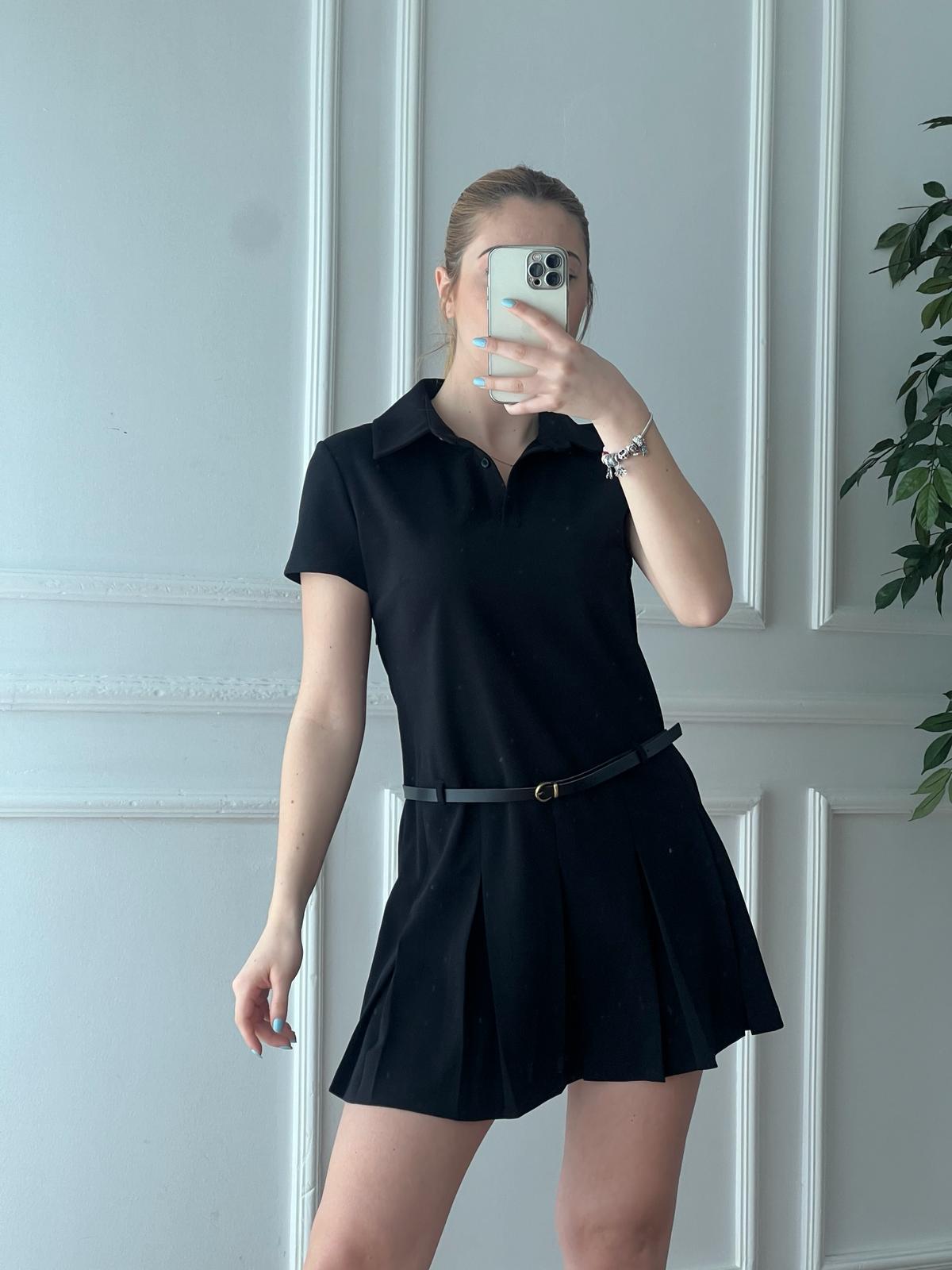 Gömlek Elbise 5410 Siyah