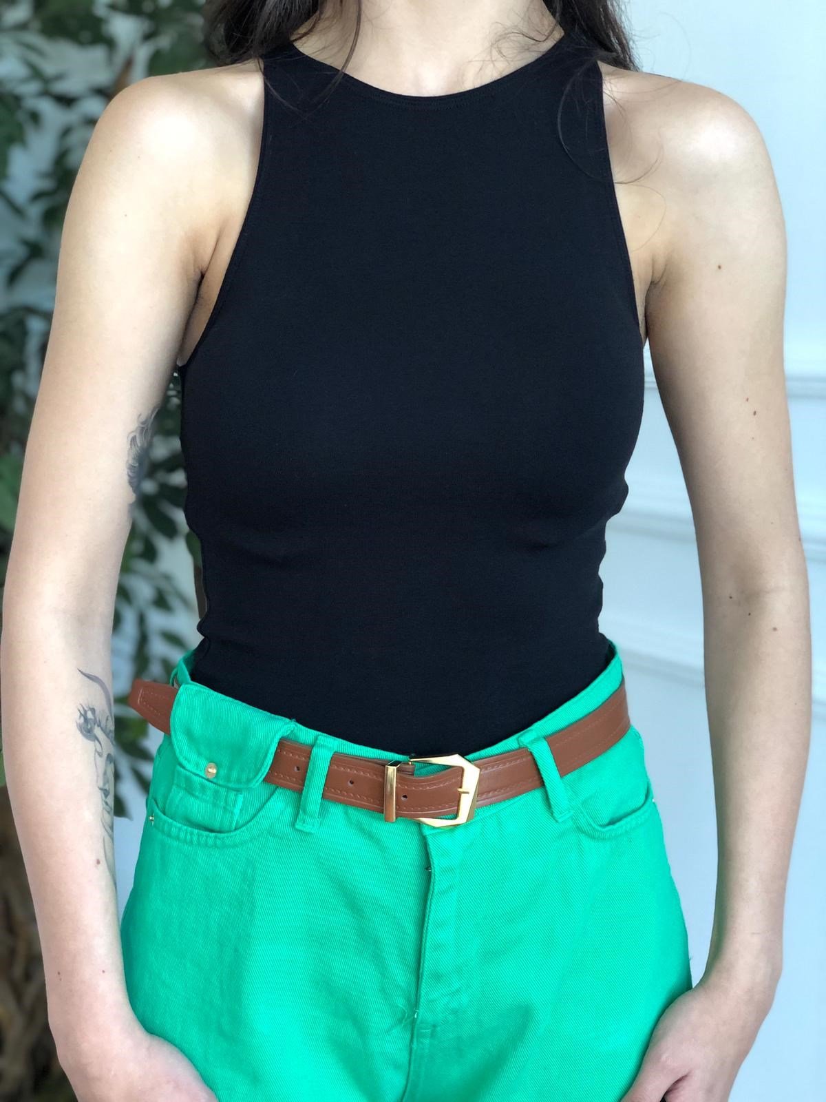 Halter Yaka Atlet 3694 Siyah