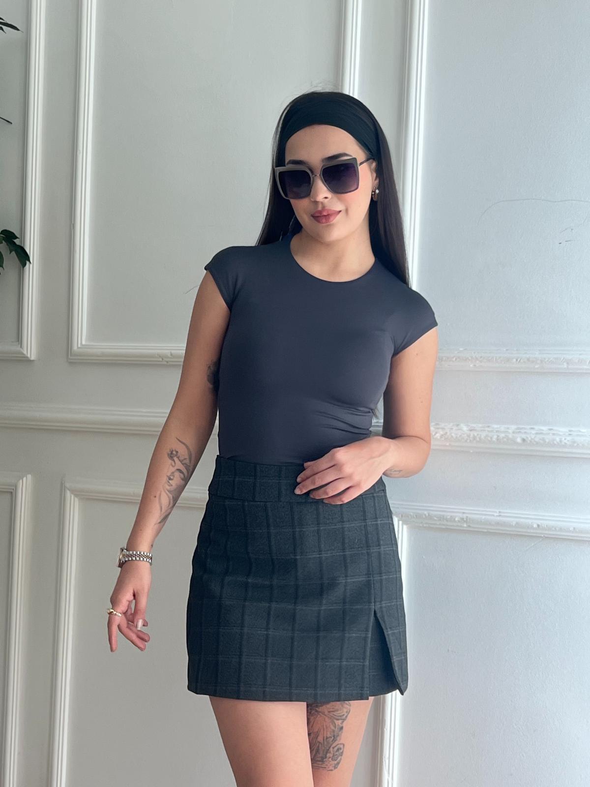 Kısa Kol Tshirt 30856 Antrasit