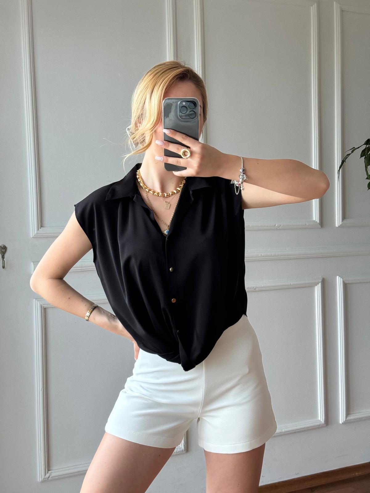 Kolsuz Gömlek 3041 Siyah