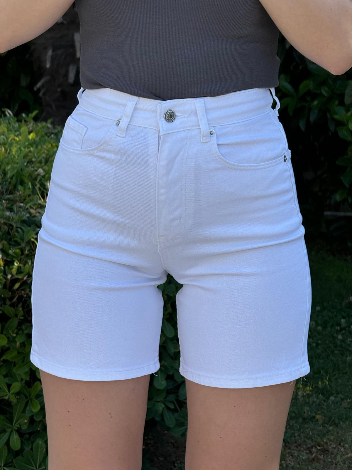 Kot Şort 1710 Beyaz