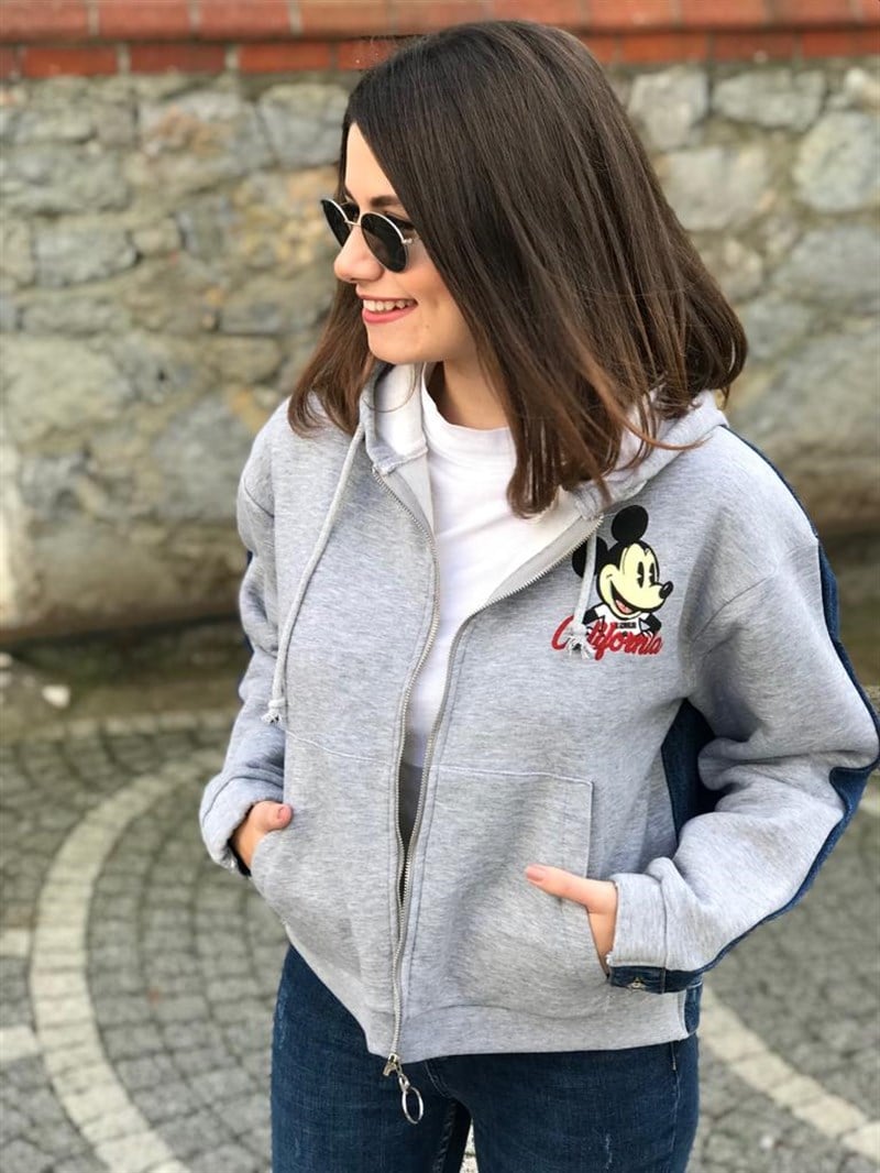 Mickey Mouse Kot Sweat 2806 Mavi