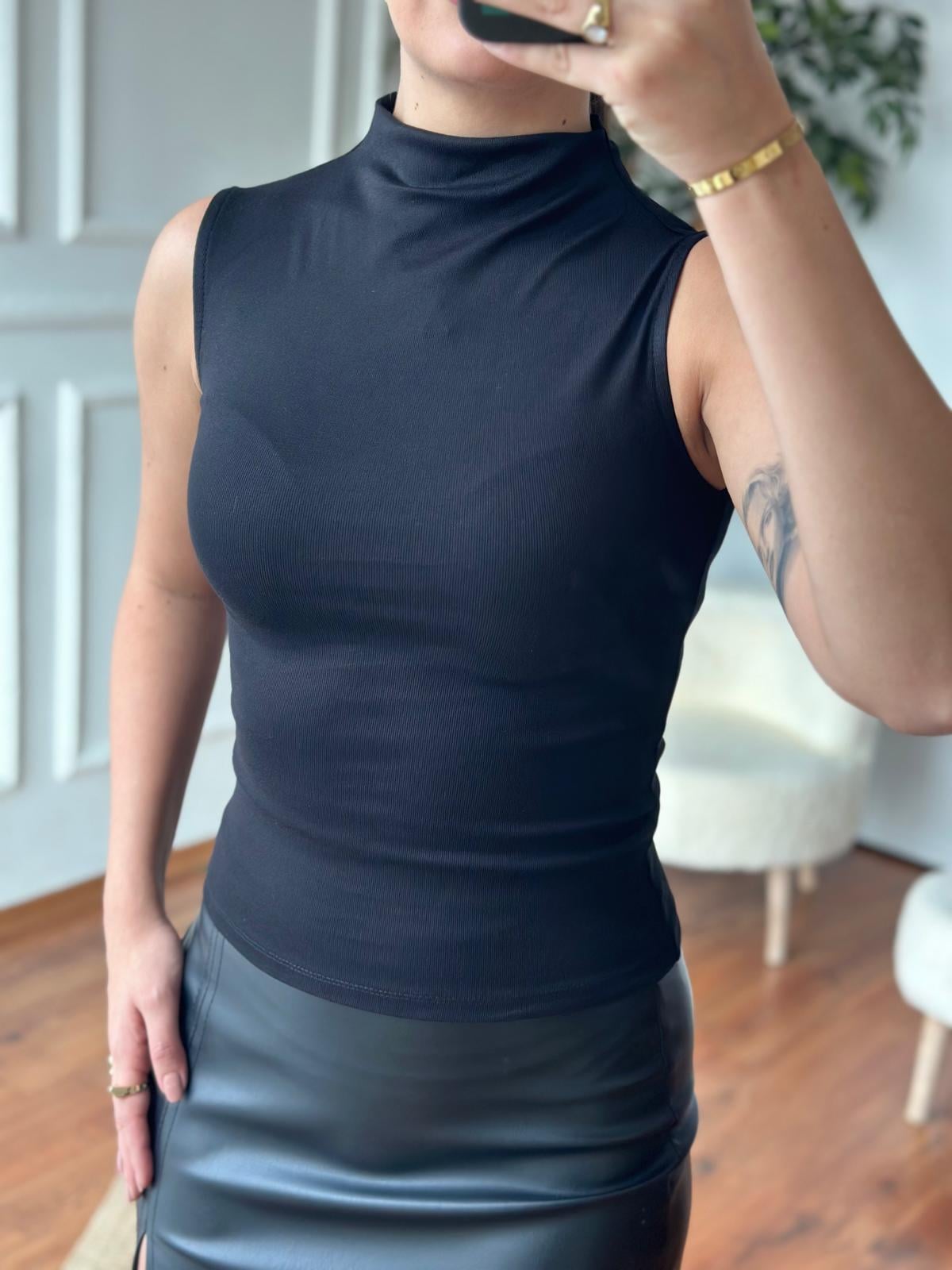 Modal Top Bluz 31399 Siyah