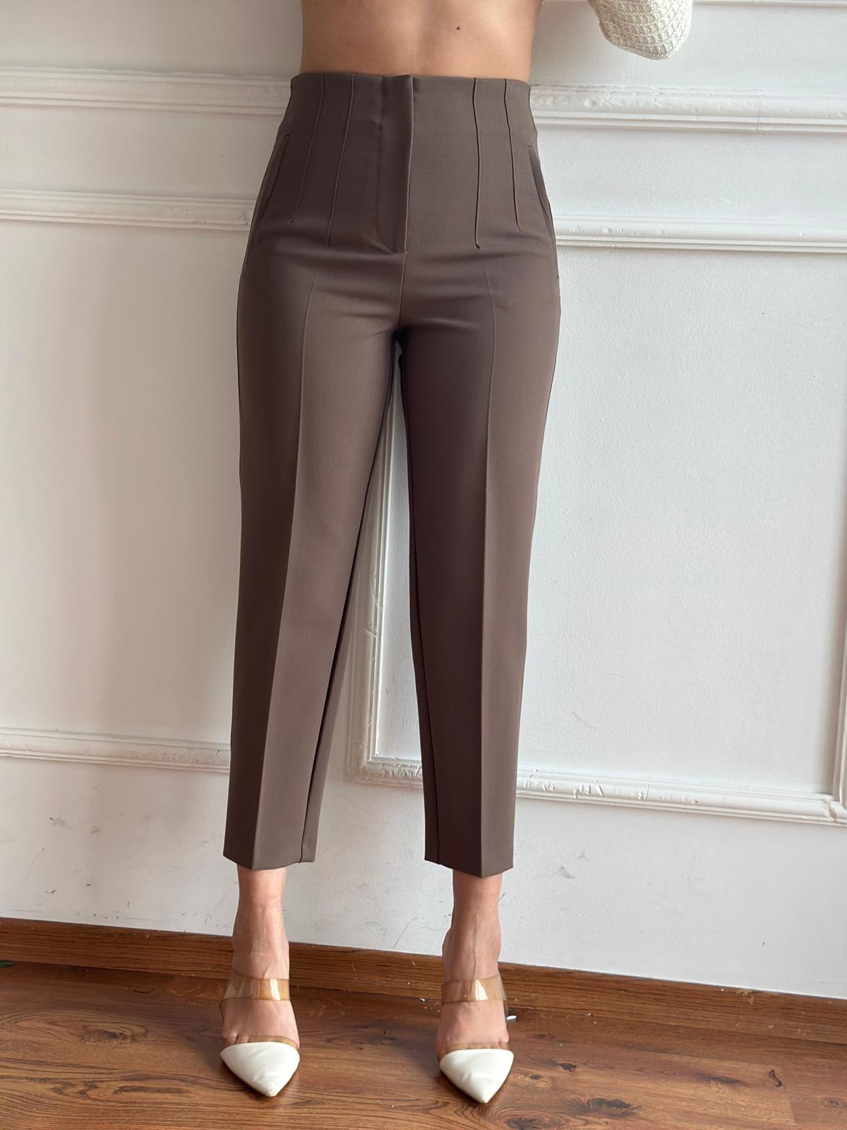 Önü Flotalı Pantolon 5113 Vizon