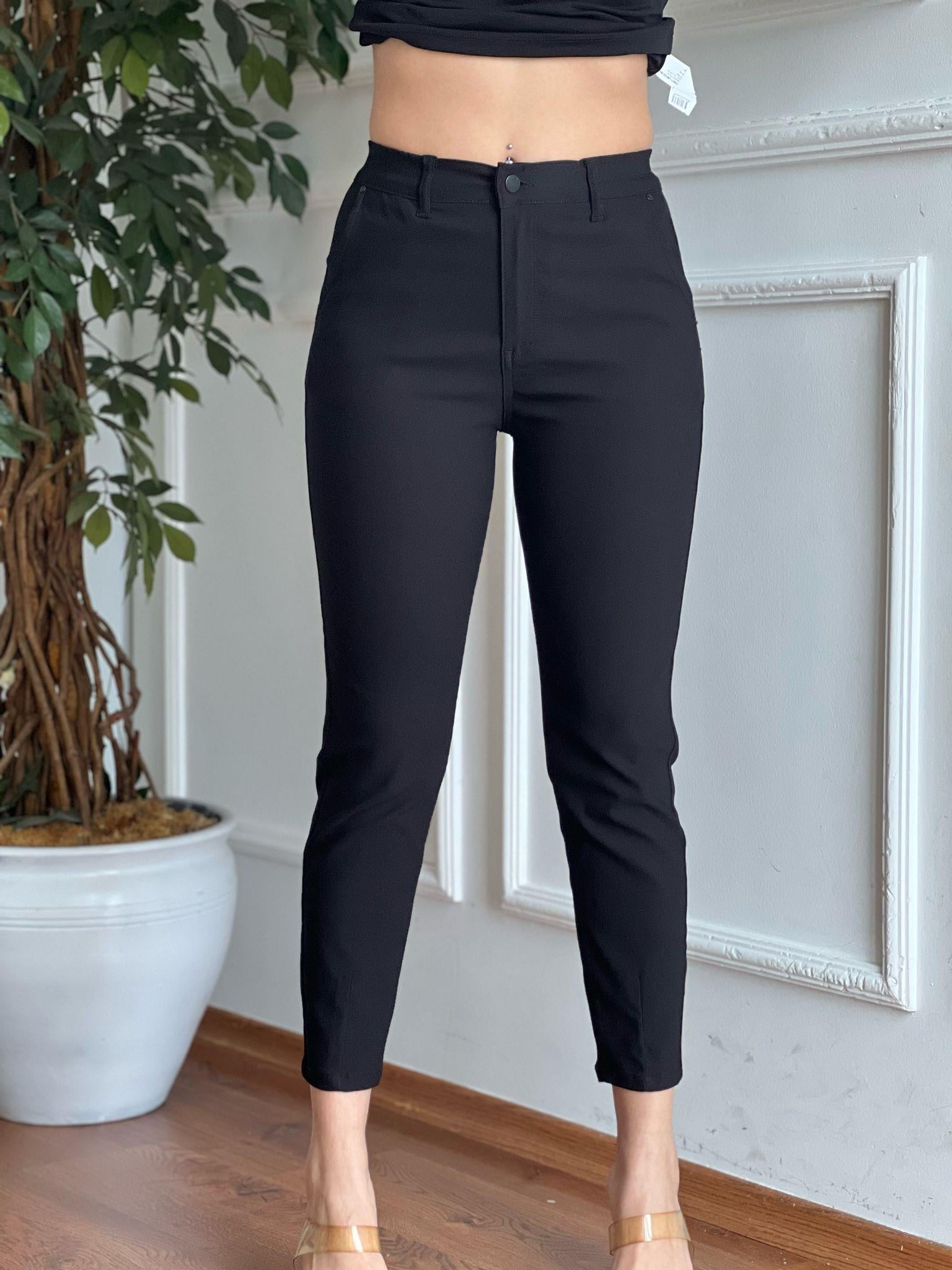 Paçası Pensli Pantolon X-231 Siyah