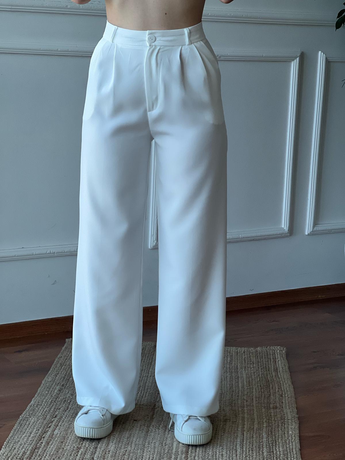 Palazzo Pantolon 1815 Beyaz