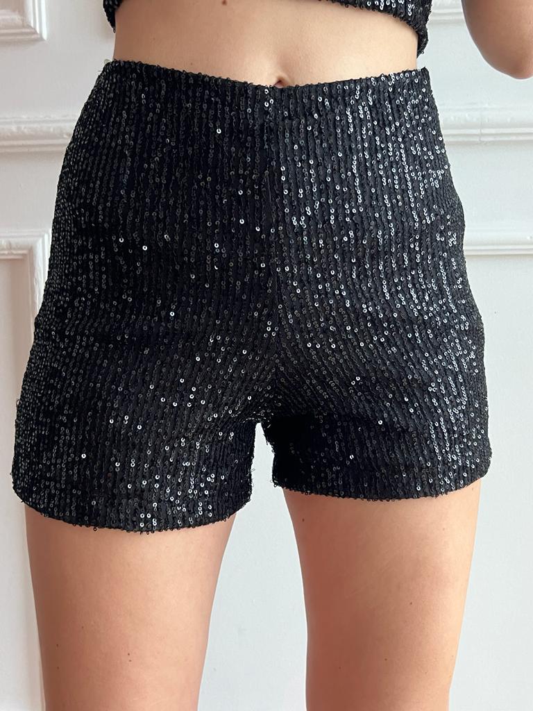 Pul Payet Şort 23442 Siyah