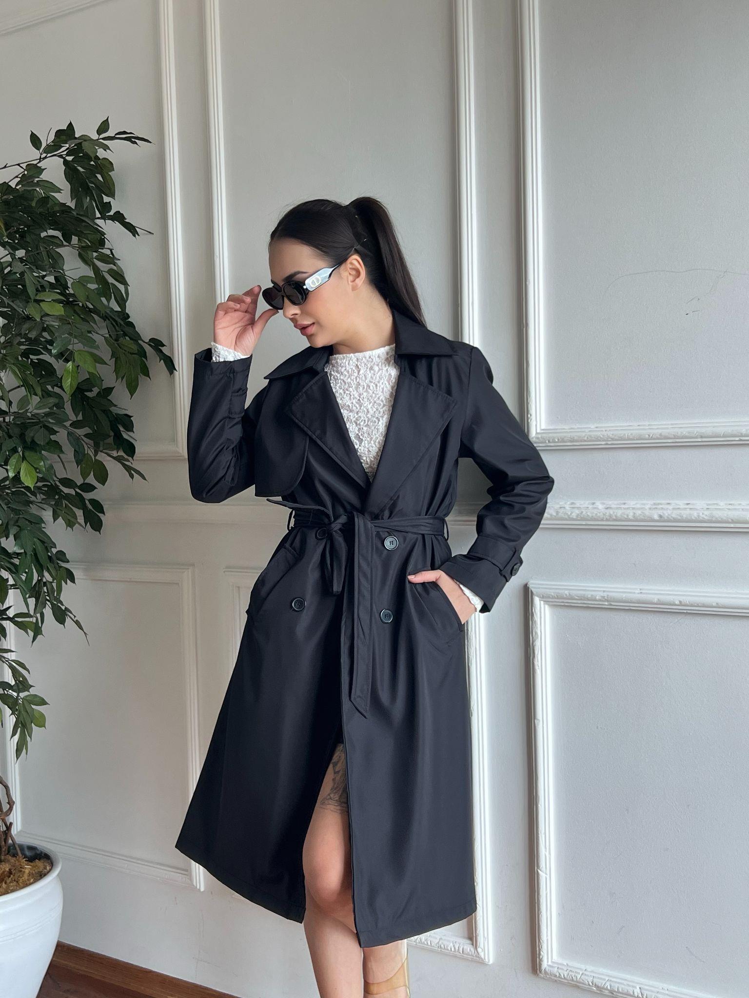 Trençkot 5918 Siyah