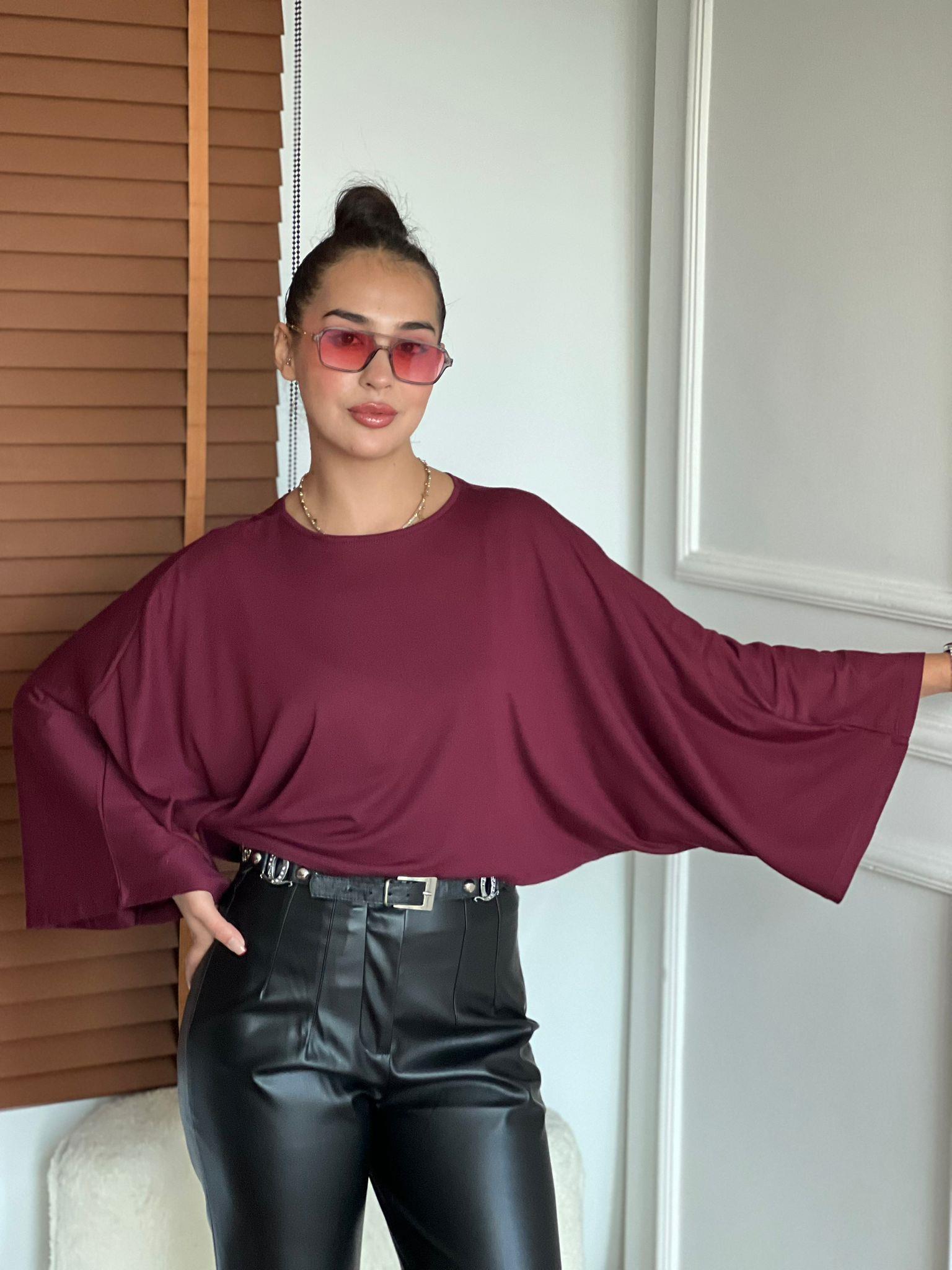 Yarasa Kol Bluz 32270 Bordo