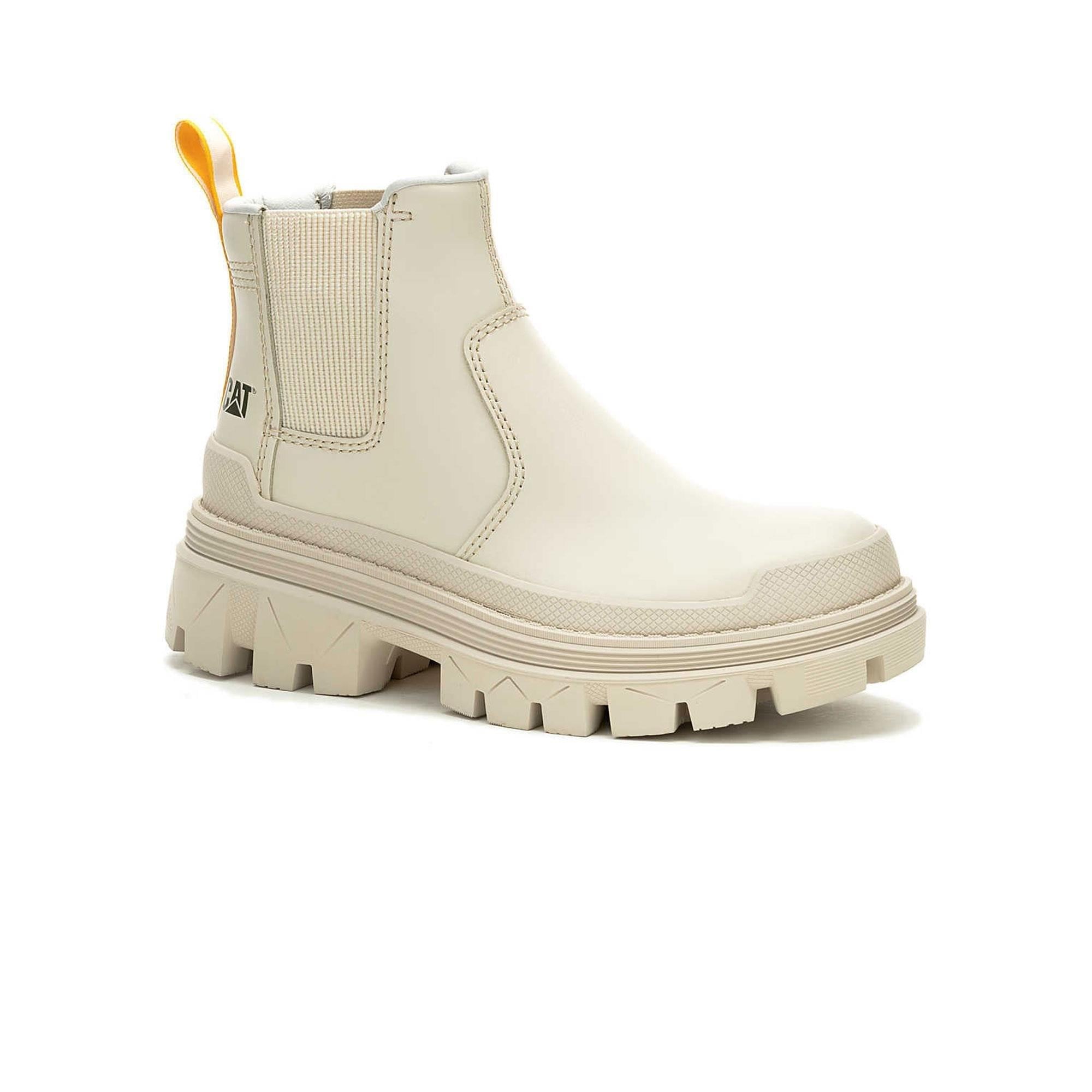 Caterpillar Hardwear Chelsea Beyaz Hakiki Deri Kadın Bot