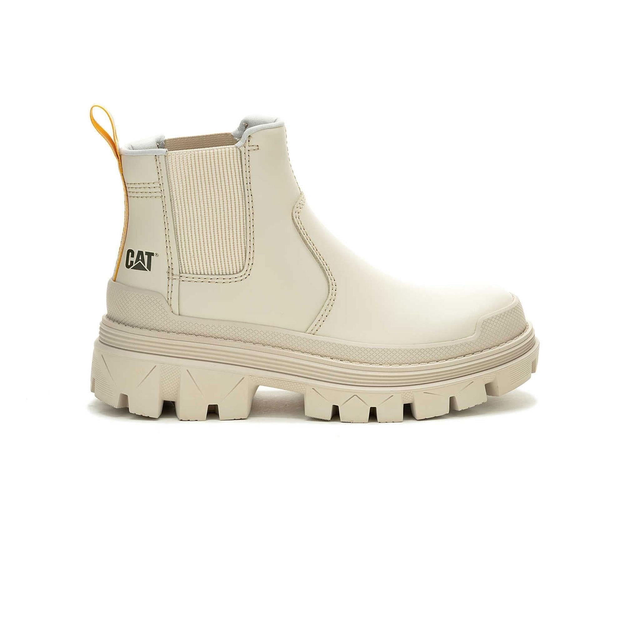Caterpillar Hardwear Chelsea Beyaz Hakiki Deri Kadın Bot