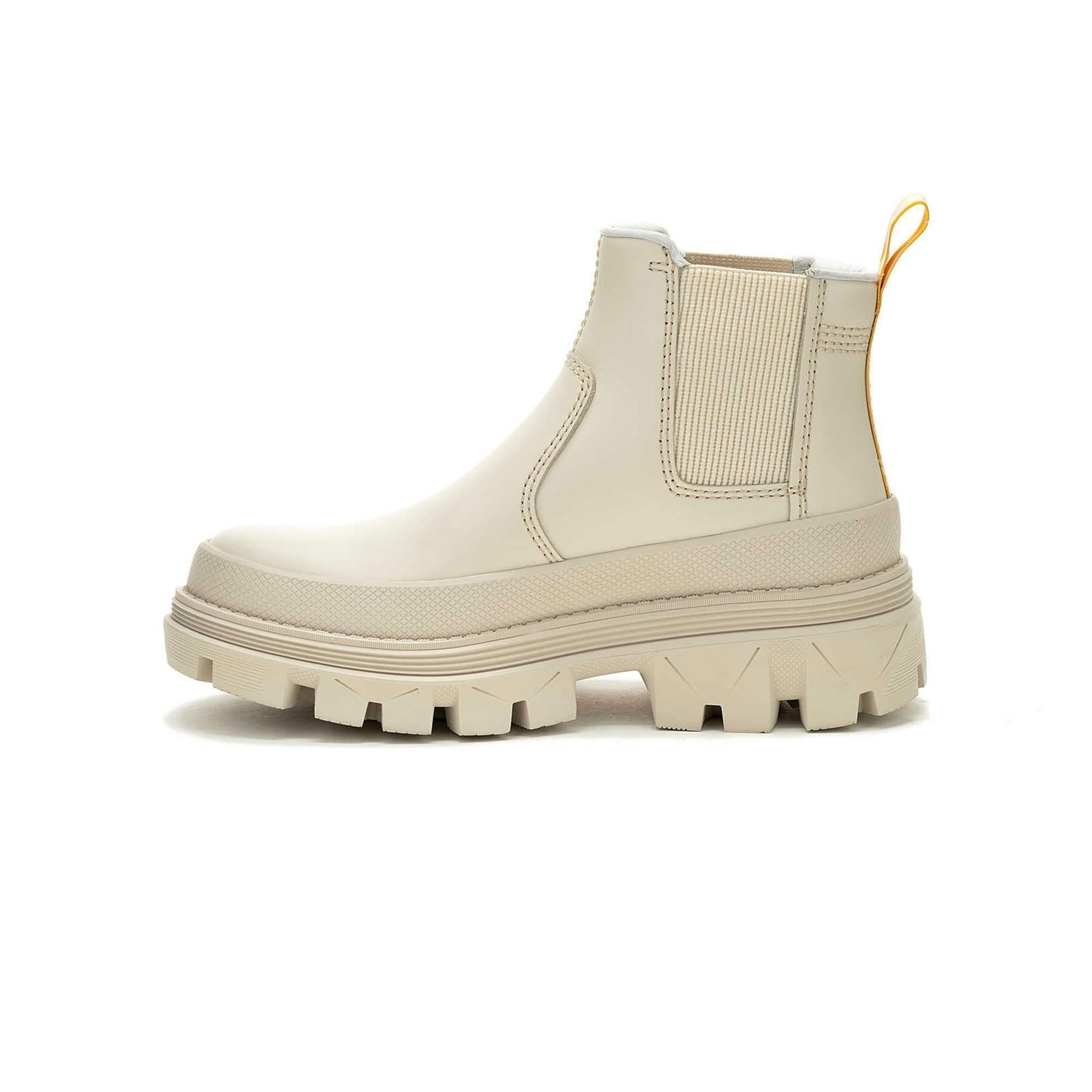 Caterpillar Hardwear Chelsea Beyaz Hakiki Deri Kadın Bot