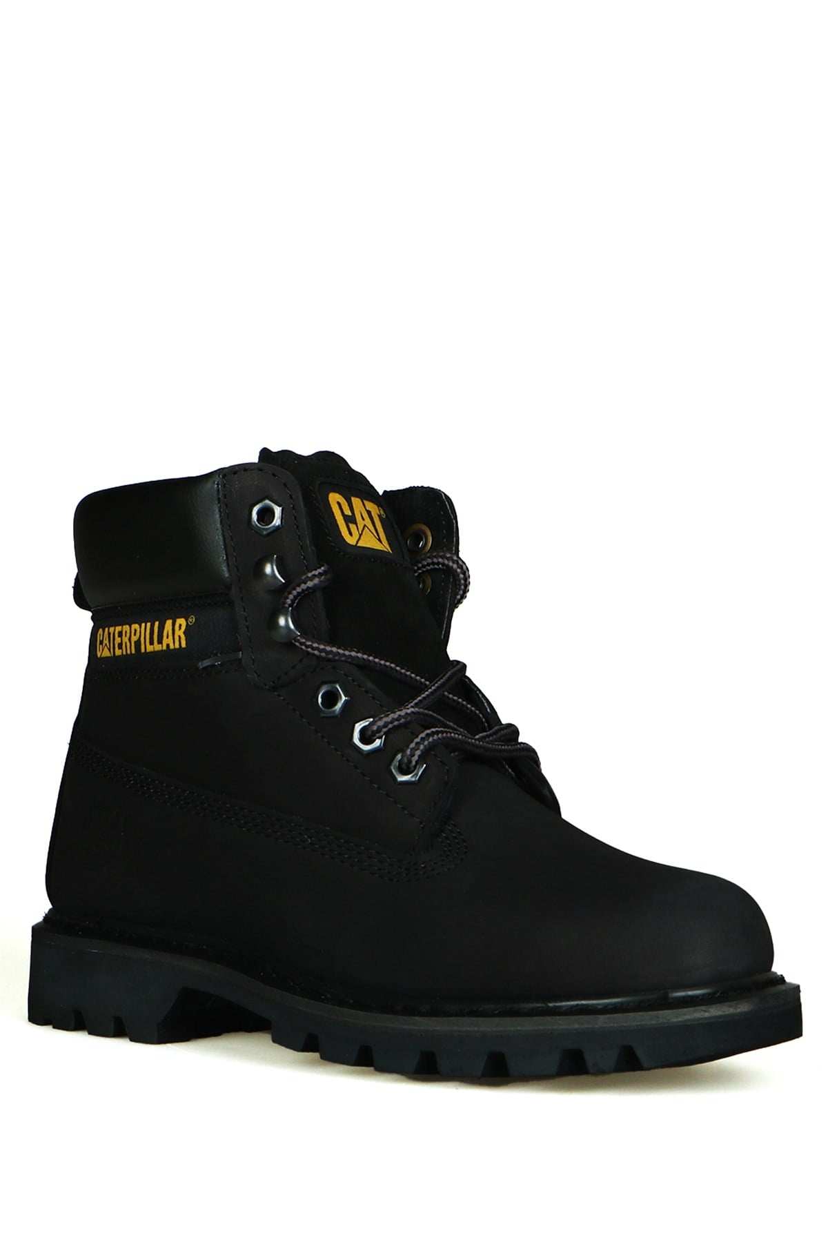 Caterpillar Colorado Hakiki Deri Siyah Nubuk Kadın Bot 