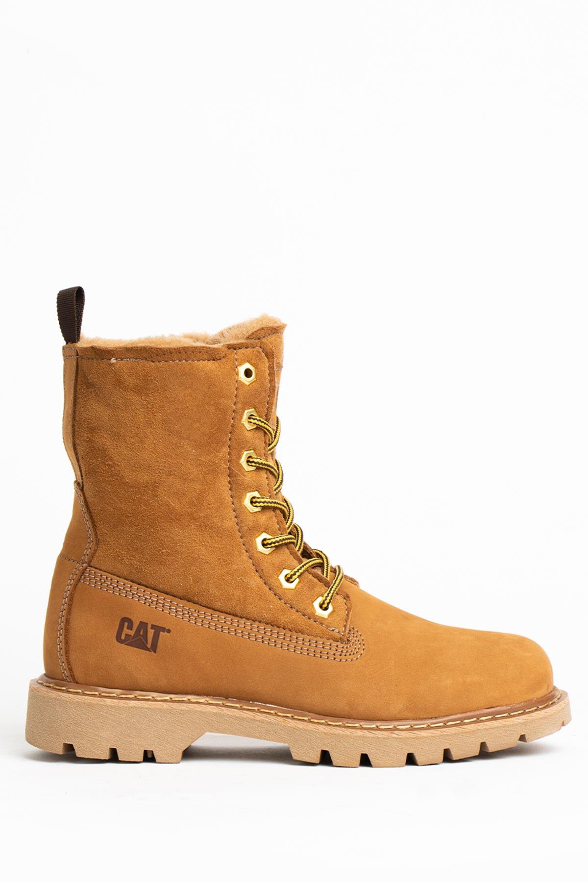 Caterpıllar Utah Low Tarçın Nubuk Hakiki Deri Kadın Bot 