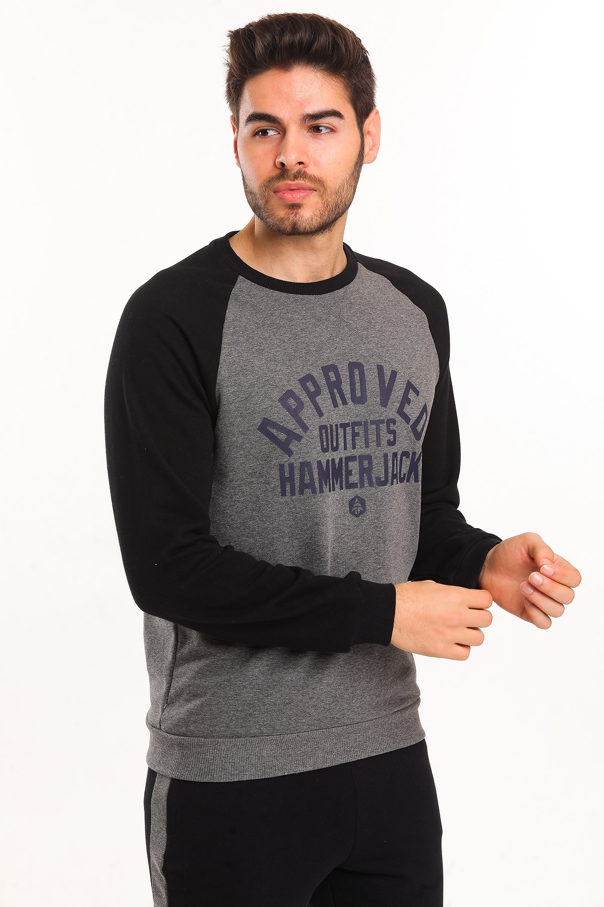 Hammer Jack Odin Antrasit-Melanj Erkek Sweatshirt