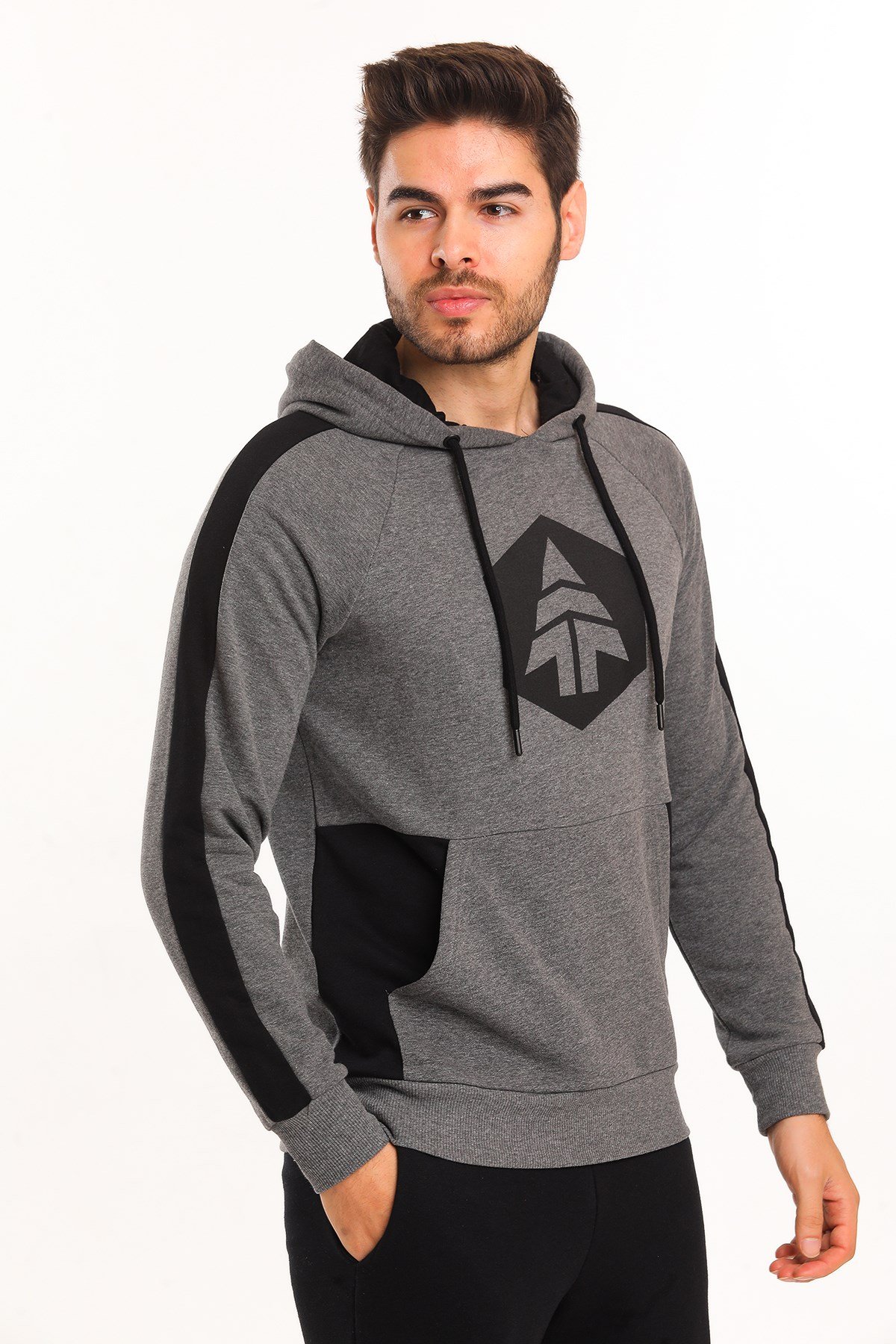 Hammer Jack Marten Antrasit-Melanj Erkek Sweatshirt 