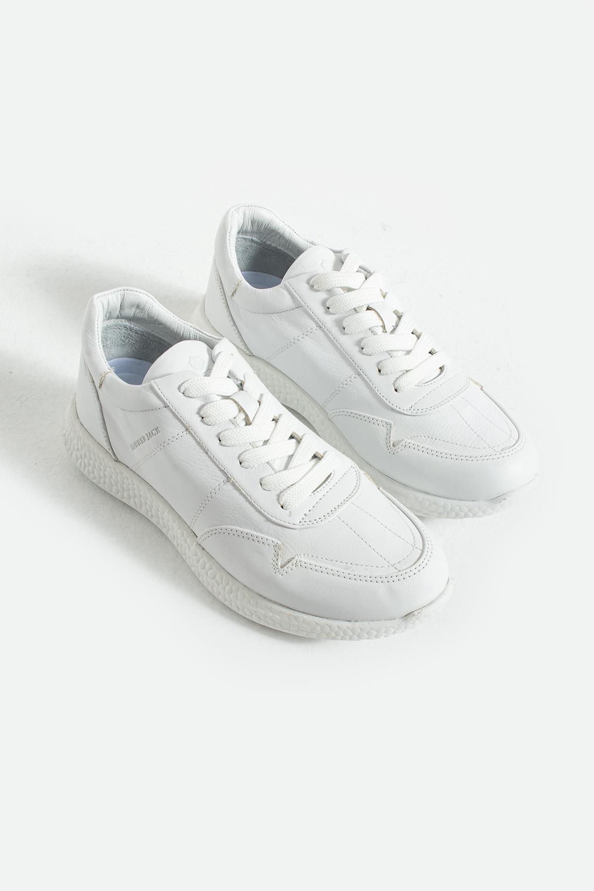 Hammer Jack Baley Hakiki Deri Beyaz Bosphorus Erkek Spor Ayakkabı