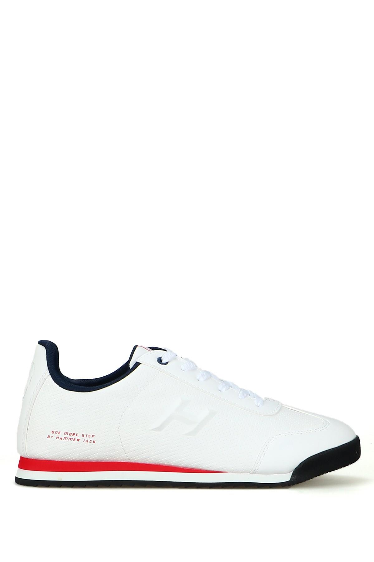 Hammer Jack Pico Beyaz Kırmızı Erkek Spor Ayakkabı - Büyük Numara 